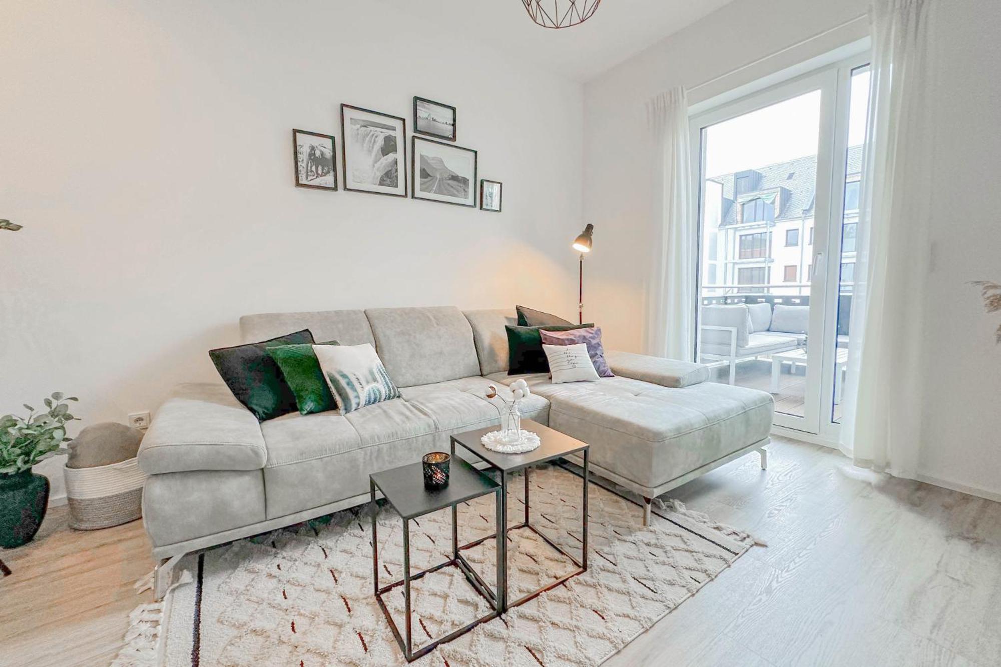 Modernes Trierer Cityloft Mit Grossem Balkon Luaran gambar
